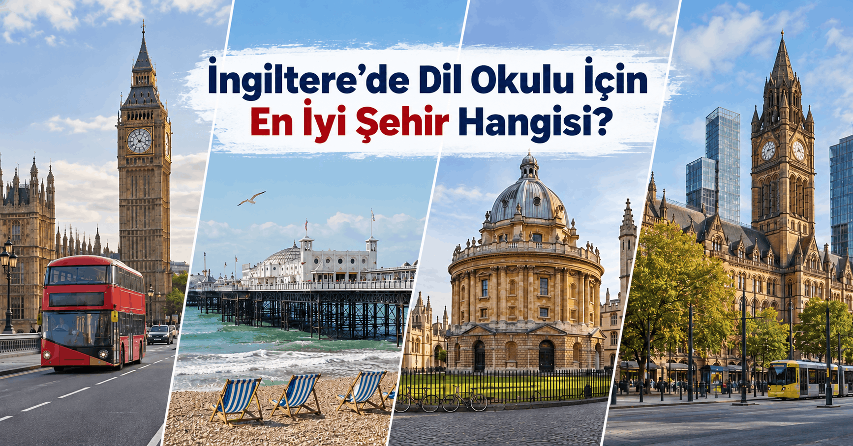 İngiltere’de dil okulu için en iyi şehir seçenekleri