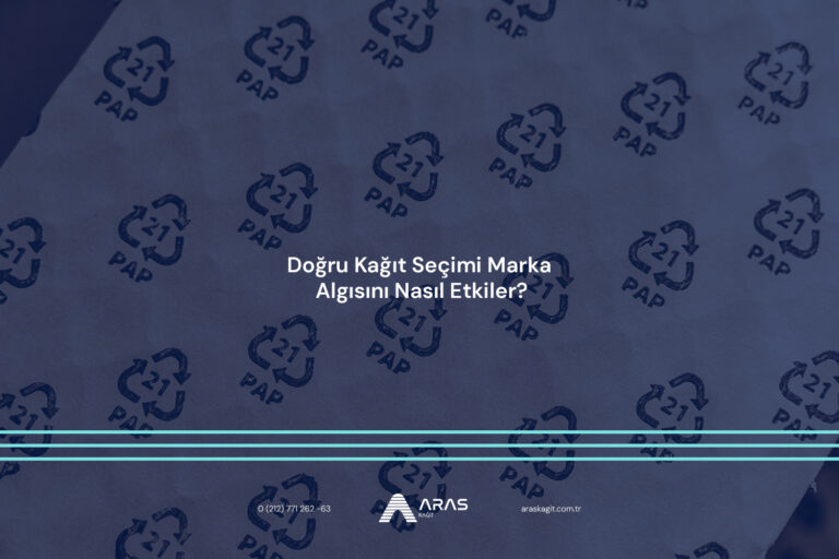 Geri dönüşüm logosu baskılı kraft sargı ambalaj kağıdı ve kurumsal marka algısı