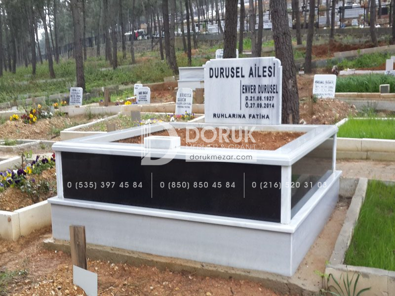 iki Kisilik Govde Granit Mezar