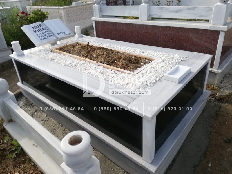 tek kisilik bastasi kitabe granit mezar