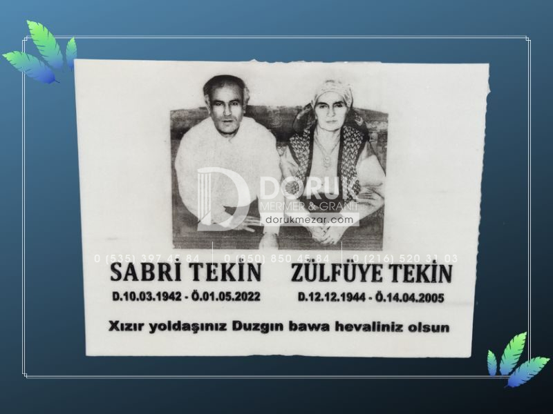 Mermer Üzerine Lazer Resim