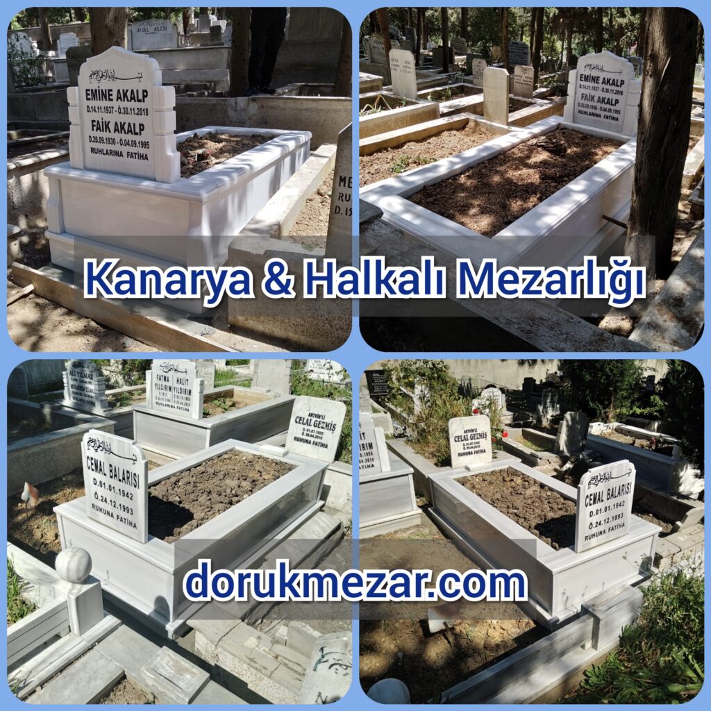 Halkalı Kanarya Mezarlığı Mezar Taşı Yapımı Akalp Ailesi