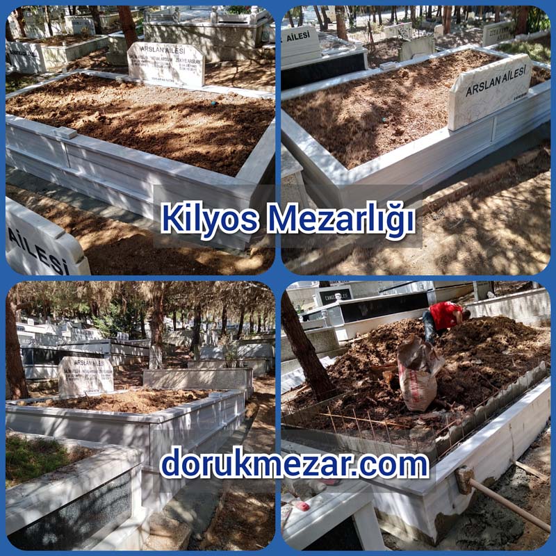 Sarıyer Kilyos Mezarlığı Mezar Yapımı Arslan Ailesi