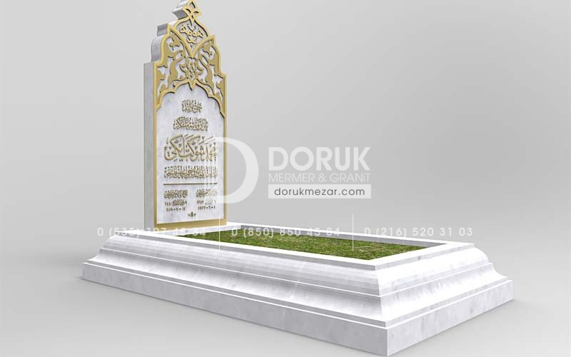 Özel Tasarım Osmanlı Tipi Mezar Modeli