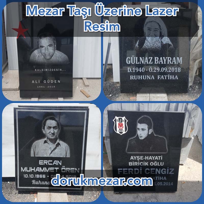 Mezar Taşı Üzerine Lazer Resim blog