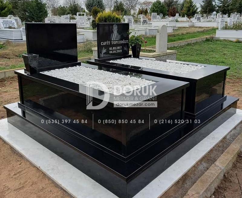 Komple 5cm Absolute Black Blok Mezar