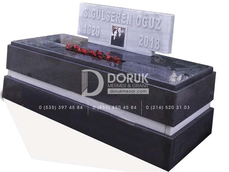 TG-124 Nero Gaska Granit Mezar Modeli