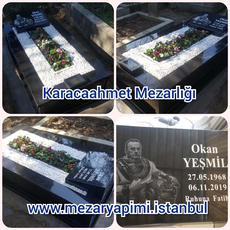 Okan Yeşmil Karacaahmet mezarlığı