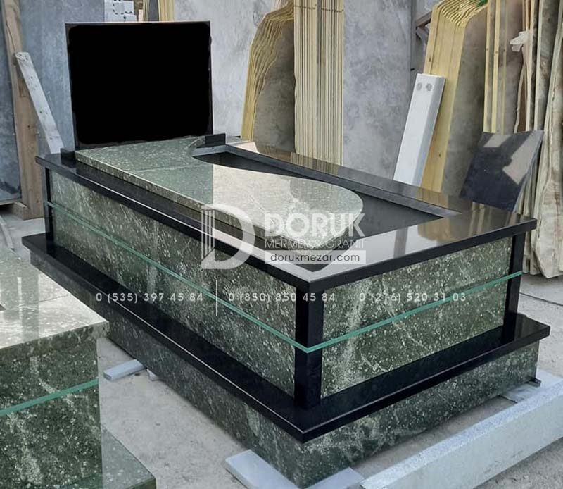 Yeşil Granit Mezar Modeli