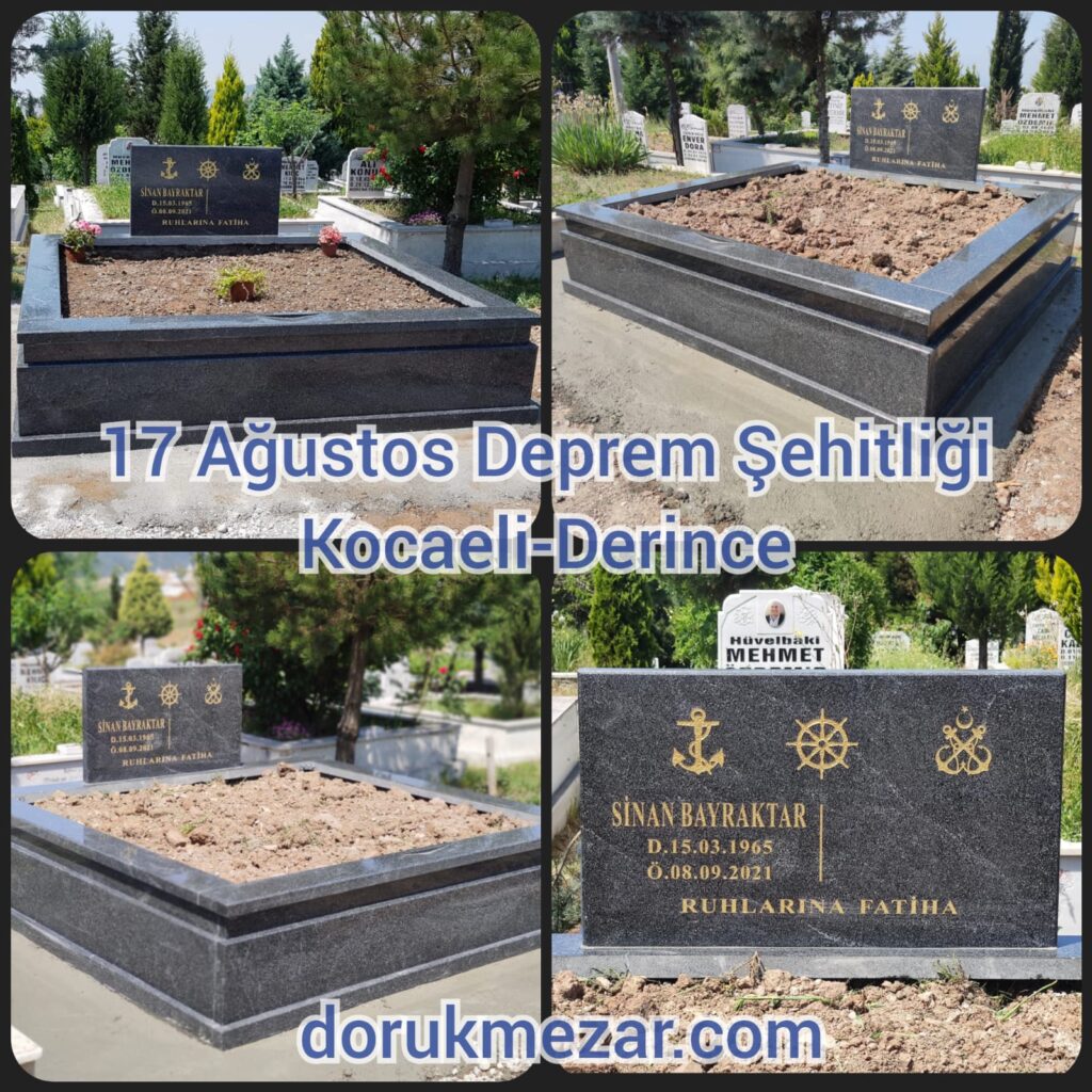 Sn. Adnan BAYRAKTAR Kocaeli Derince 17 Ağustos Deprem Şehitliği Mezarlığı