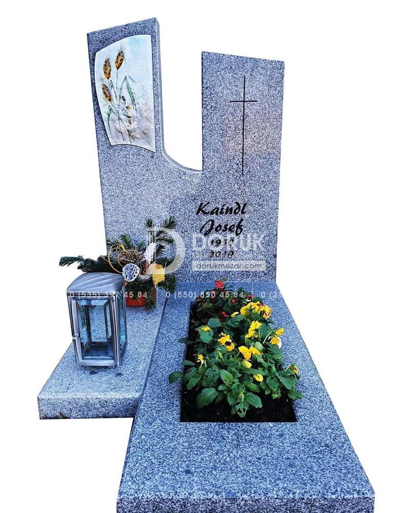 Avrupa Tarzı Beta Granit Blok Mezar Modeli