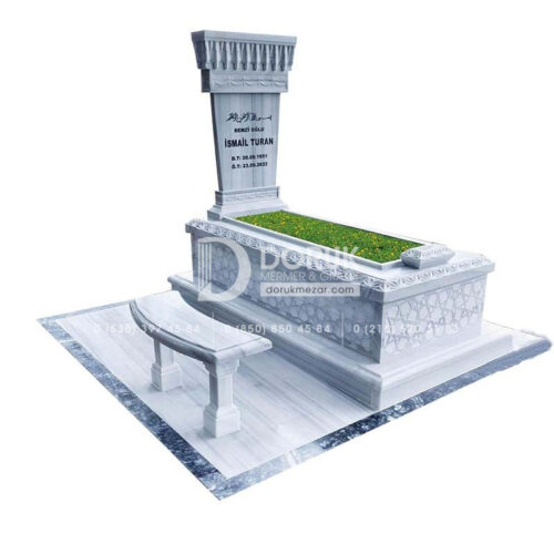 Komple Cnc İşlemeli Mermer Blok Mezar