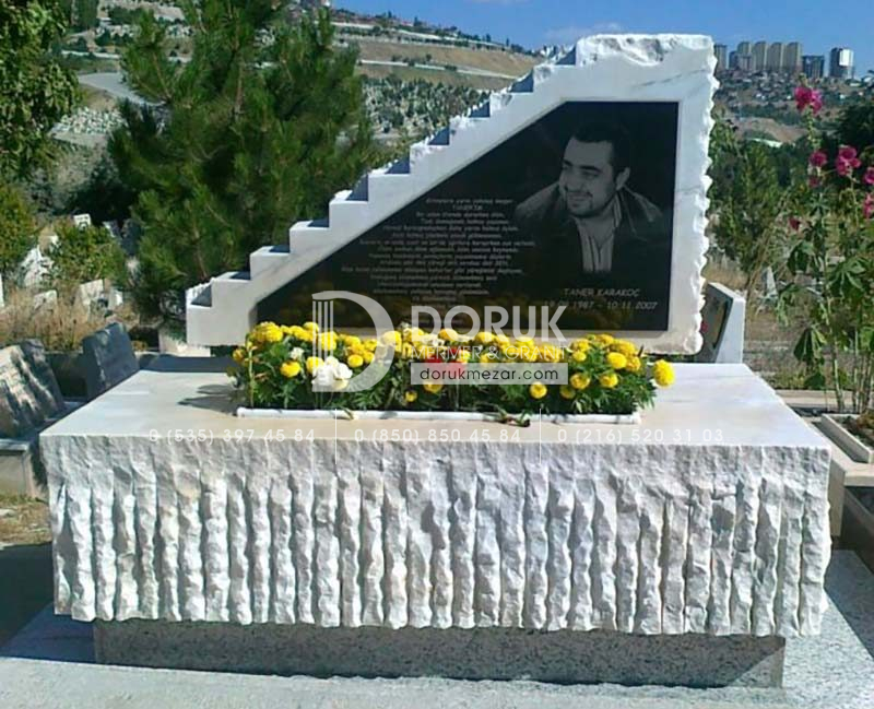 Ozel Tasarim Masif Blok Patlatma Mezar