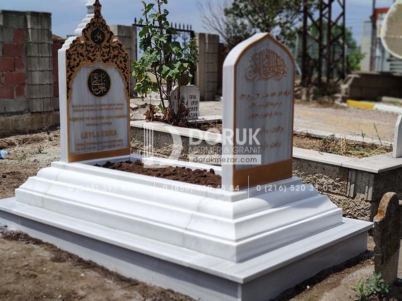 Osmanlı Model 30cm Blok Mezar Modeli
