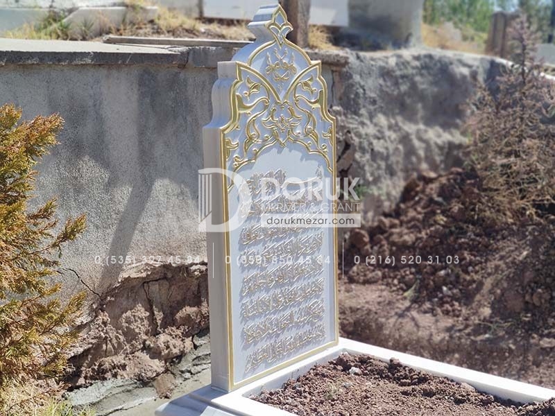 25cm Blok Mermer Mezar, 25cm Blok Mezar