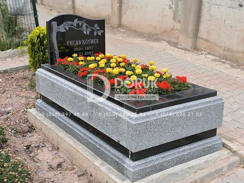 Absolute Black Beta Granit 10cm Blok Mezar