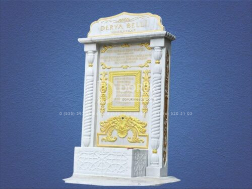 Cnc islemeli Mermer Cesme Hayrat Modeli
