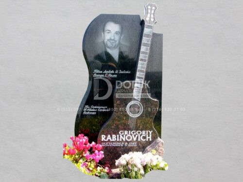 Gitar Şeklinde Mezar Taşı