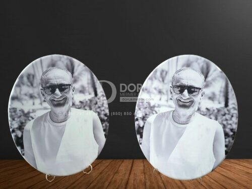 Oval Porselen Fotoğraf 24X30 cm