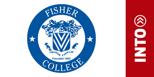 into fisher college logo