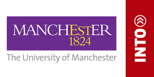 into the university of manchester logo