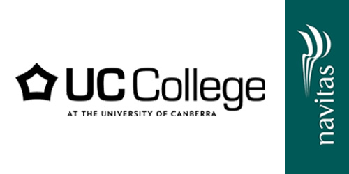 navitas uc college university of canberra logo