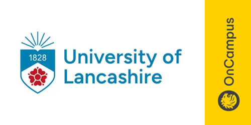 oncampus university of lancashire logo