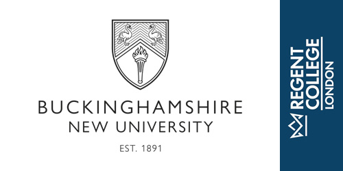 regent college london buckinghamshire new university logo