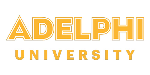 adelphi university logo