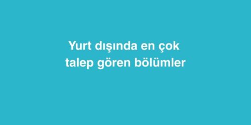 Yurt Dışında En Çok Talep Gören Bölümler 481 yurt disinda en cok talep goren bolumler 500x250 1