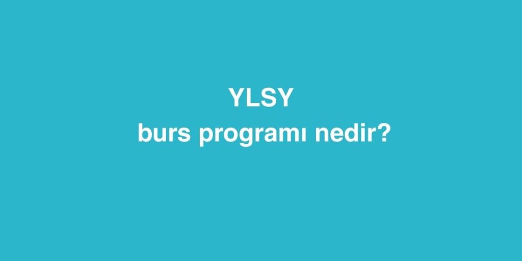 YLSY Burs Programı Nedir? 1 ylsy burs programi nedir 1 1024x512 1