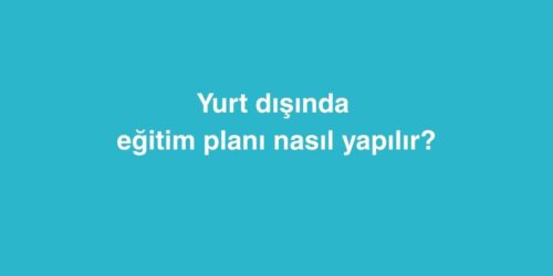 Yurt Dışında Eğitim Planı Nasıl Yapılır? 381 yurt disinda egitim plani nasil yapilir 2 500x250 1