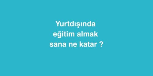 Yurtdışında Eğitim Almak Sana Ne Katar ? 375 yurtdisinda egitim almak sana ne katar 500x250 1