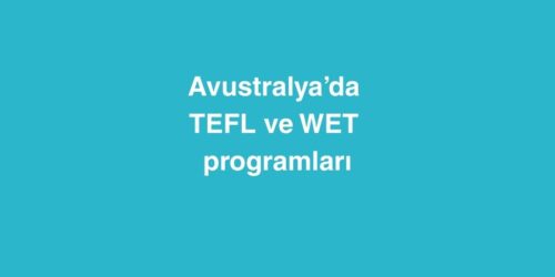 Avustralya’da TEFL ve WET Programları 369 avustralyada tefl ve wet programlari 1 500x250 1