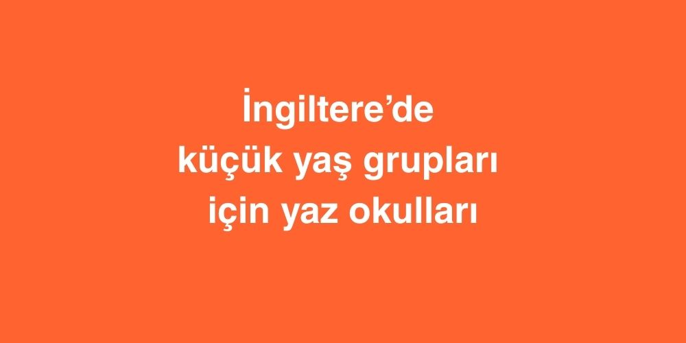 ingilterede kucuk yas gruplari icin yaz okullari 1