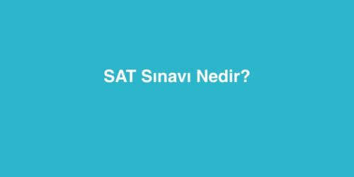 SAT Sınavı Nedir? 359 sat sinavi nedir 500x250 1
