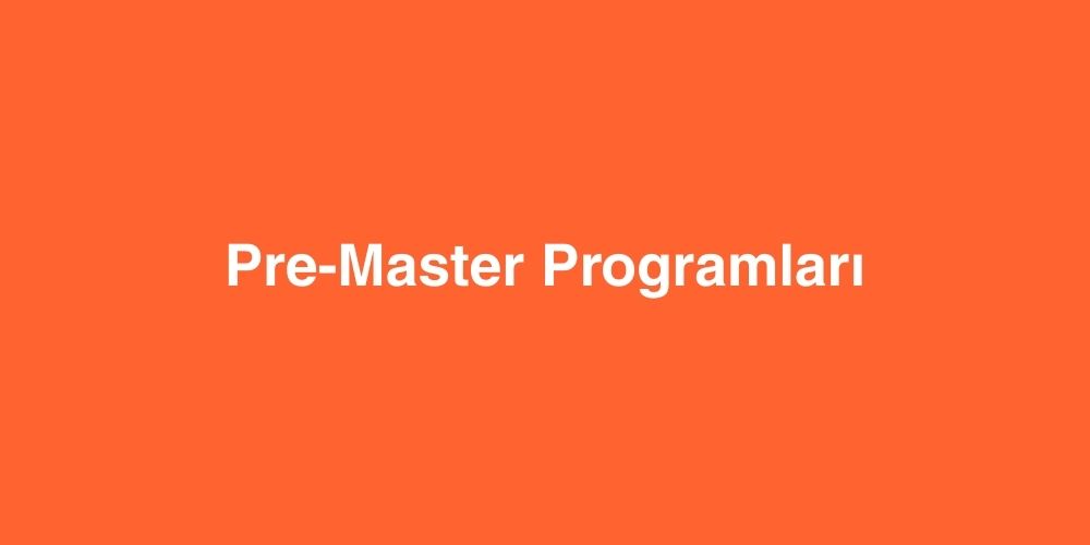 pre master programlari yurtdisinda yuksek lisans oncesi egitim 1