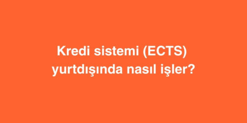 Kredi Sistemi (ECTS) Yurtdışında Nasıl İşler? 243 kredi sistemi ects yurtdisinda nasil isler 500x250 1