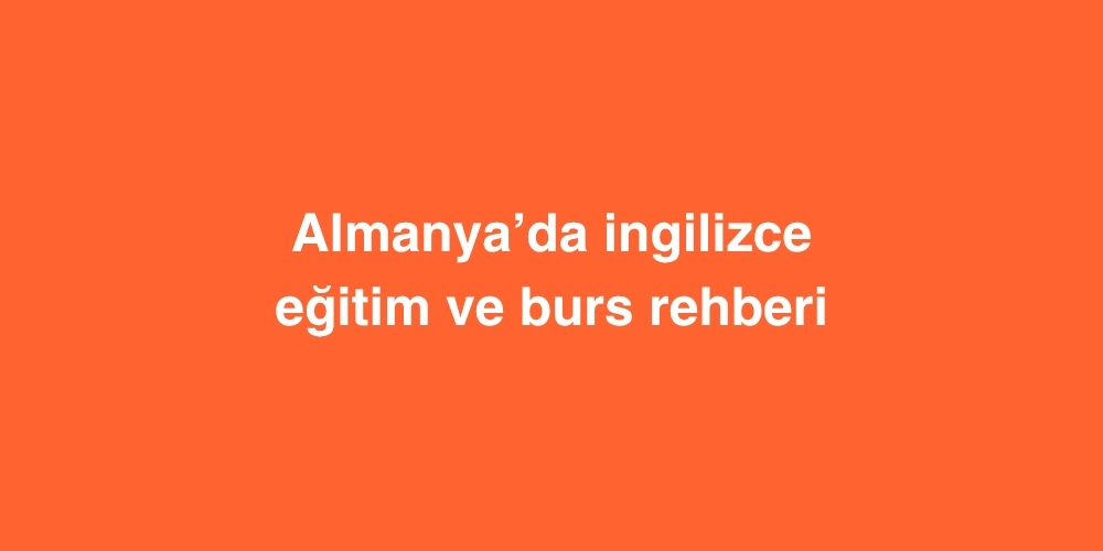 almanyada ingilizce universite egitimi 1 1