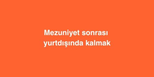 Mezuniyet Sonrası Yurtdışında Kalmak 134 mezuniyet sonrasi yurtdisinda kalmak 500x250 1