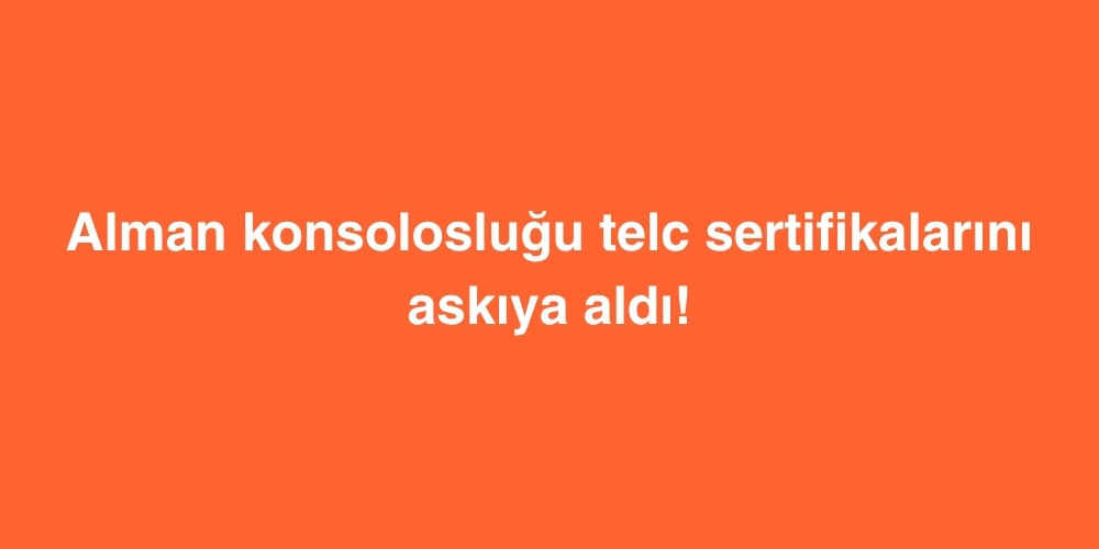 alman konsoloslugu telc sertifikalarini askiya aldi 1
