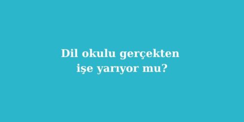 Dil Okulu Gerçekten İşe Yarıyor mu? 38 dil okulu gercekten ise yariyor mu 500x250 1