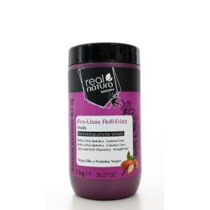 REAL NATURA MÁSCARA SEM SAL PRO-LISOS ANTI FRIZZ ARGAN 1000ml