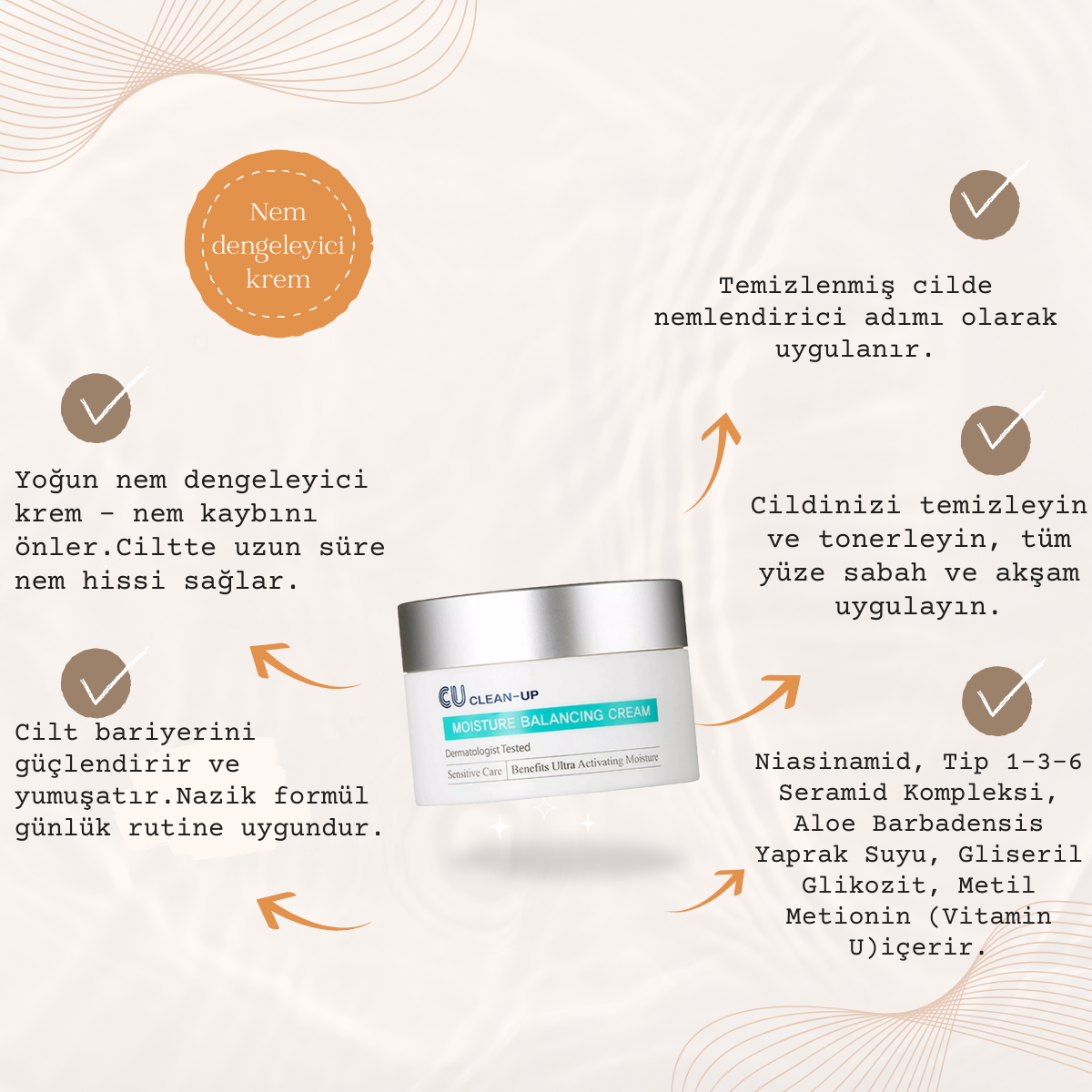 CUSKIN Moisture Balancing Cream - Görsel 3
