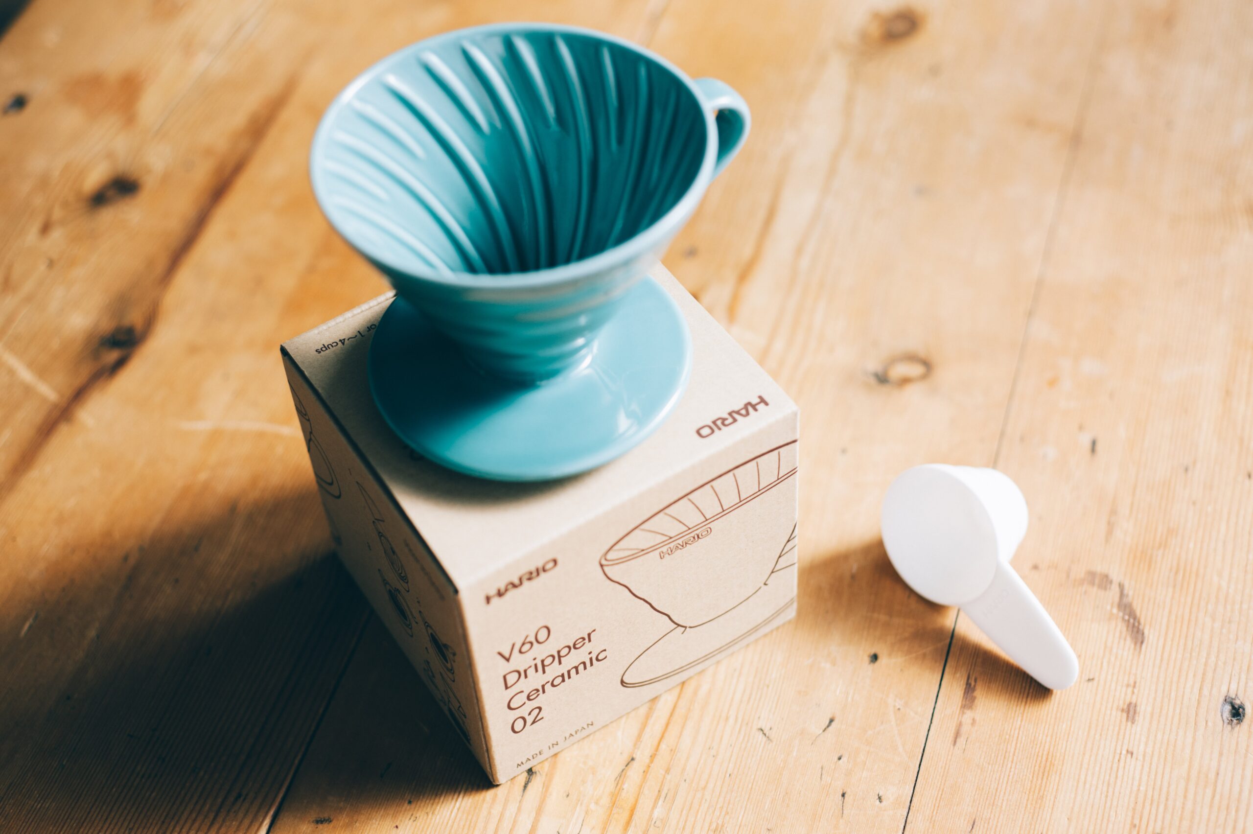 Hario V60 02 Seramik Dripper (Turkuaz) - Görsel 2