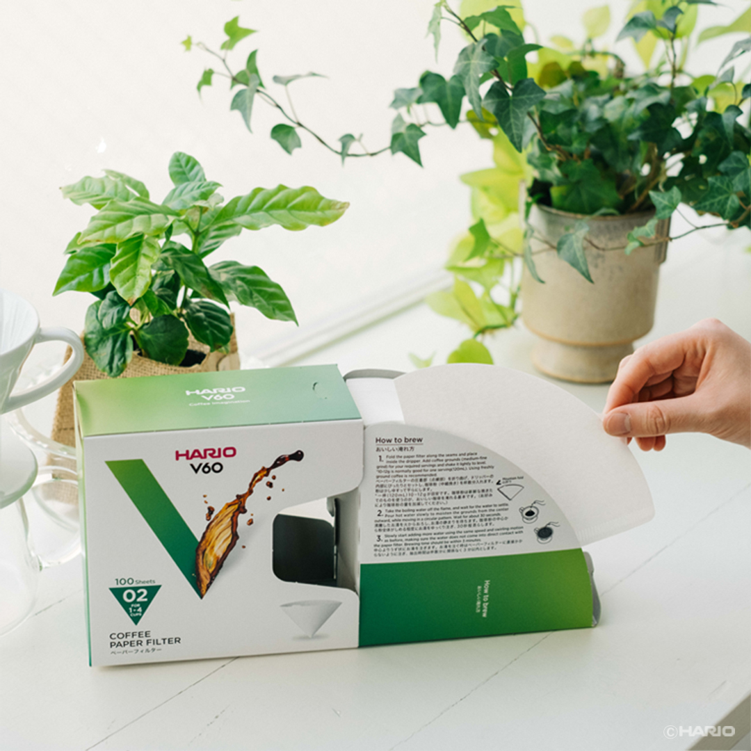 Hario V60 02 Dripper Filtresi Kutulu (100 adet) - Görsel 2
