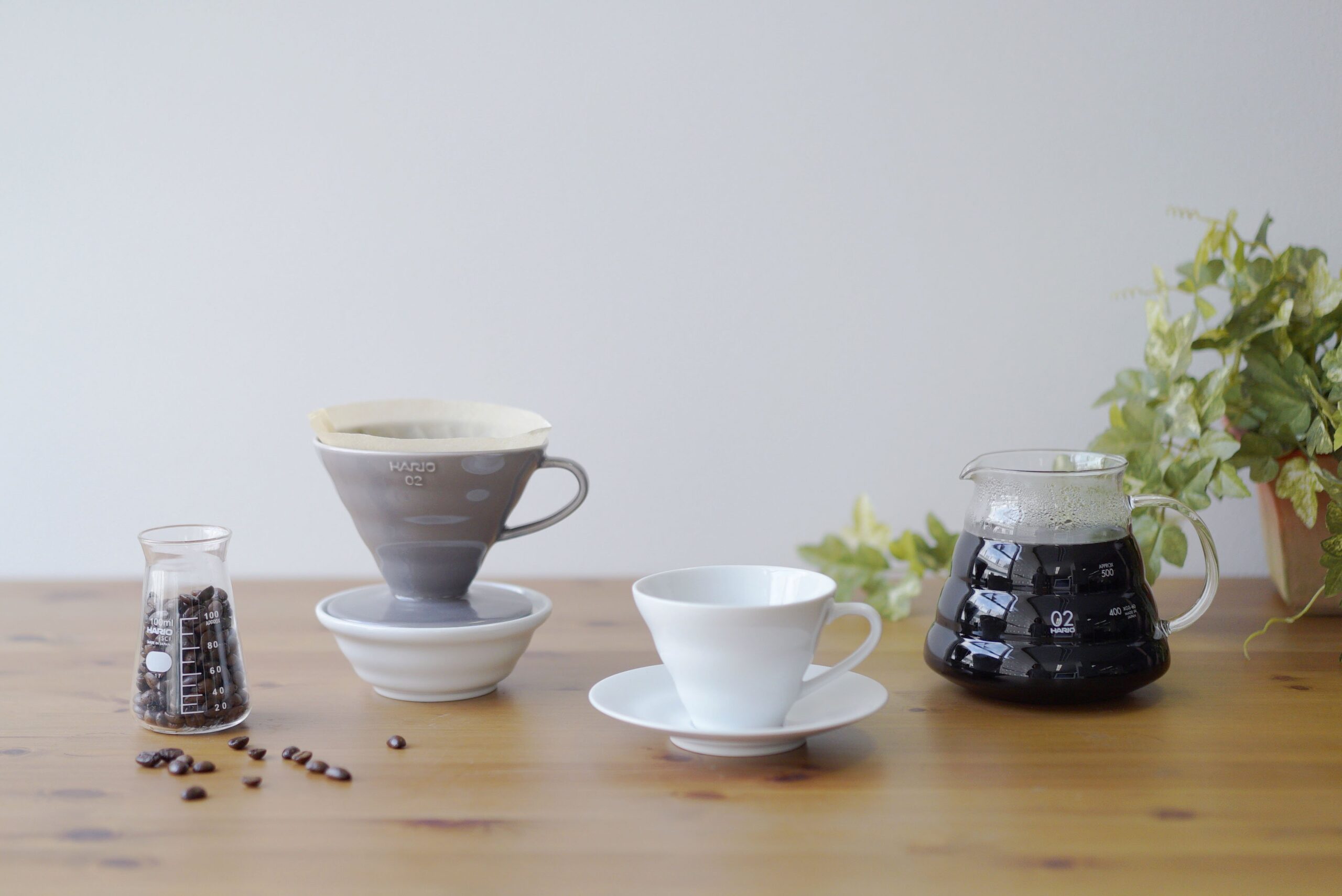 Hario V60 02 Seramik Dripper (Gri) - Görsel 2