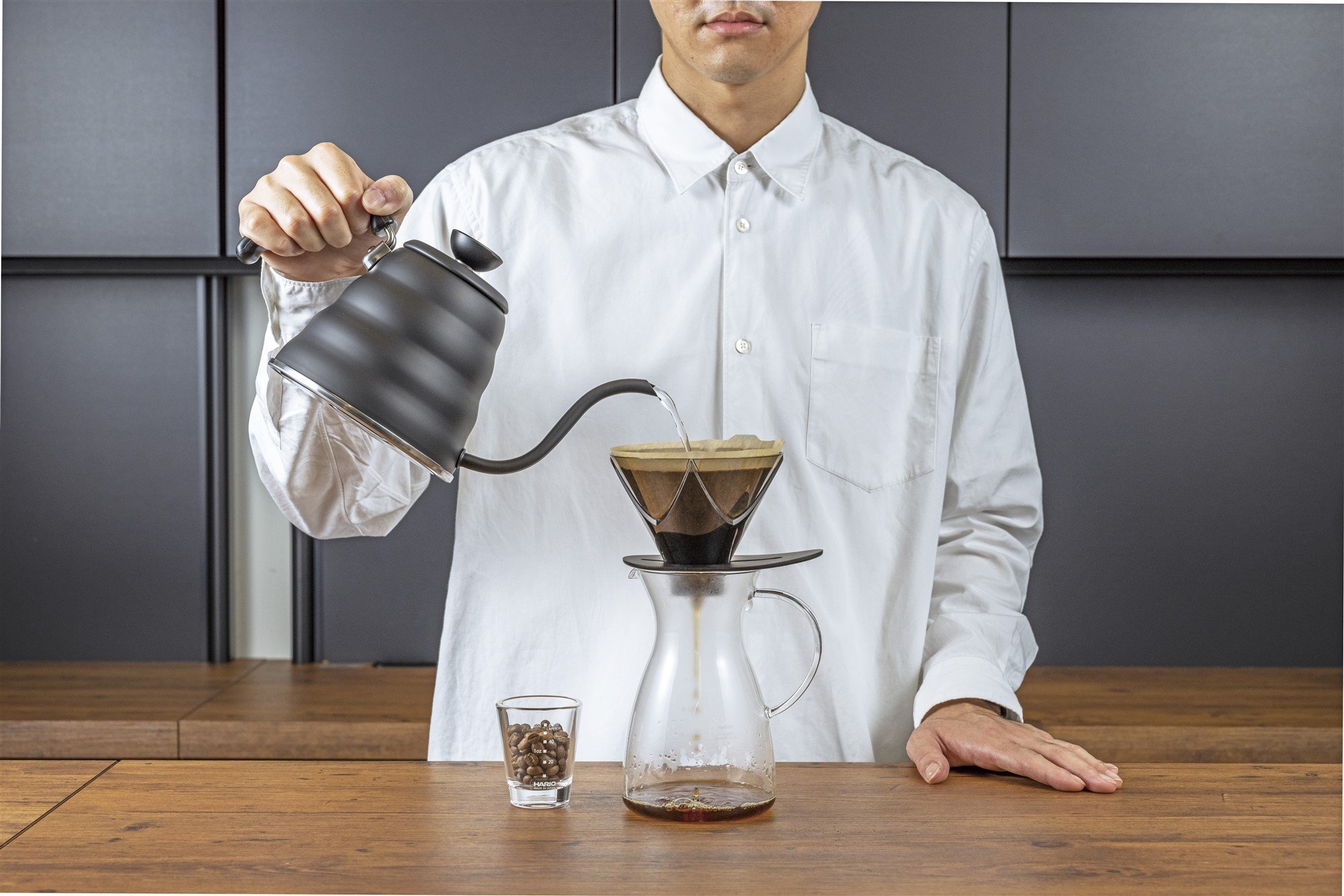Hario V60 Dripper MUGEN Plastik - Görsel 4