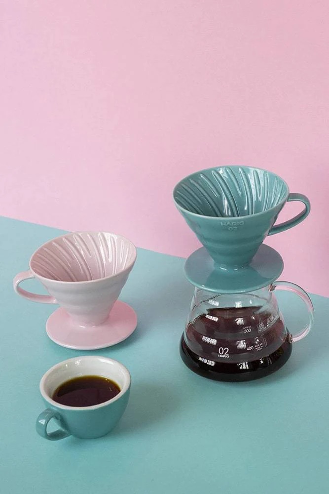 Hario V60 02 Seramik Dripper (Pembe) - Görsel 2