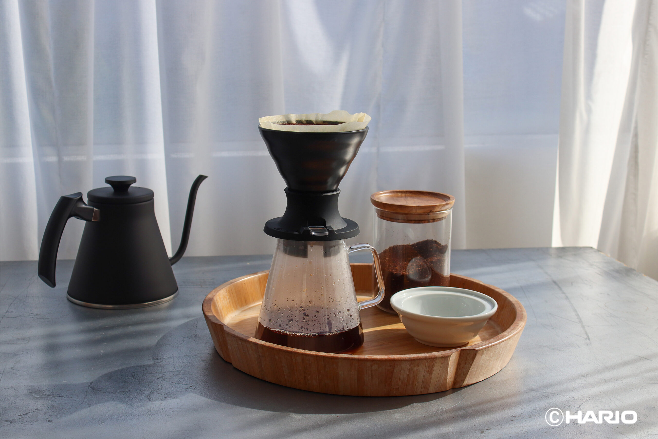 Hario V60 Immersion Ceramic Dripper SWITCH (Siyah) - Görsel 5